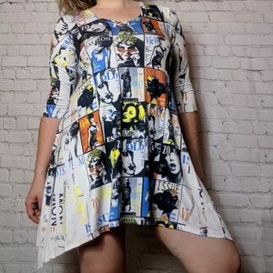 HOST PICK Vintage Unique Fashion Magazine Dress